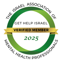 Verified badge, The Israel Association of Mental Health Professionals.